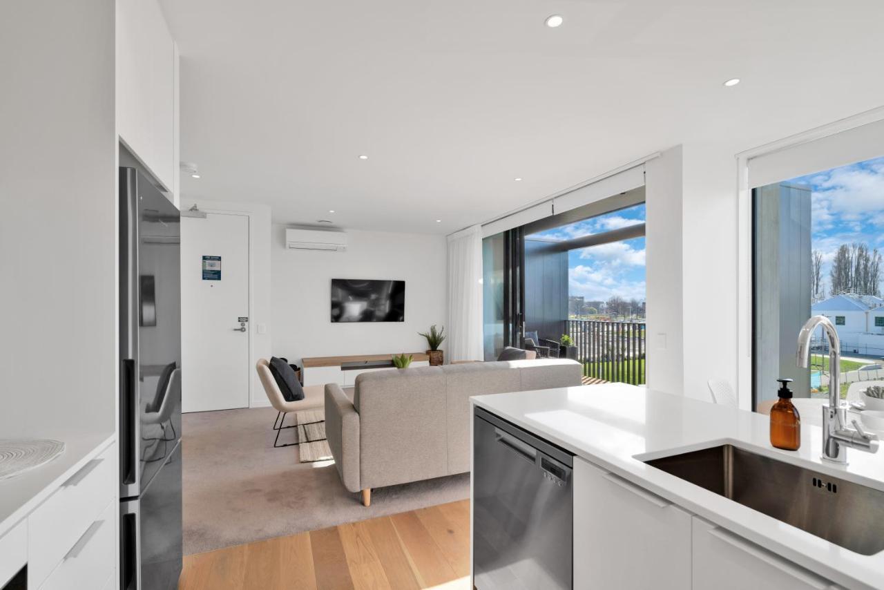 Top Floor Luxury City Central W Sunny Balcony Christchurch Exterior foto